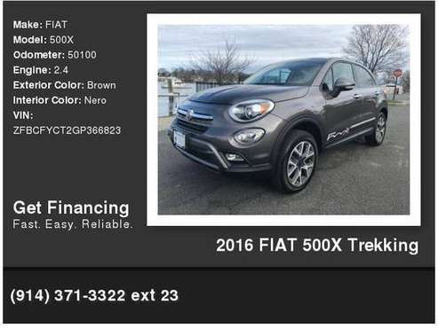 2016 FIAT 500X Trekking - - by dealer - vehicle for sale in Larchmont, NY
