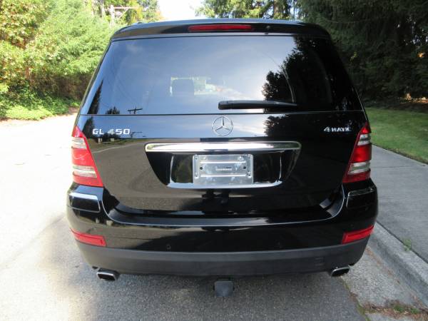 2007 MERCEDES GL450 SUV*3RD ROW SEATS*100% LOADED, 4X4* BLACK/BLACK for sale in Bellevue, WA – photo 9