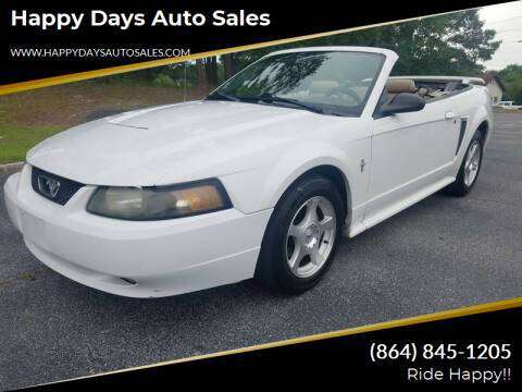 2003 Ford Mustang Deluxe 2dr Convertible 3.8L V6 Looks and Runs... for sale in Piedmont, SC
