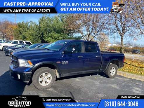 2015 Ram 1500 OutdoorsmanCrew Cab FOR ONLY $389/mo! - cars & trucks... for sale in Brighton, MI