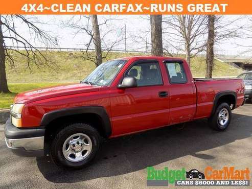 2004 Chevrolet Chevy Silverado 1500 Ext Cab 143 5 WB 4WD Work Truck for sale in Norton, OH