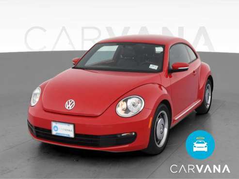 2012 VW Volkswagen Beetle 2.5L Hatchback 2D hatchback Red - FINANCE... for sale in Youngstown, OH