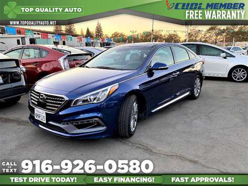 2016 Hyundai Sonata 2.4L Limited Luxury for only $16,495 - cars &... for sale in Rancho Cordova, CA