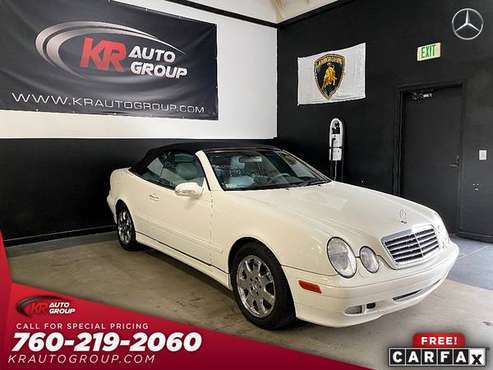 2003 MERCEDES CLK320 CONVERTIBLE** 59386 MILES**1 OWNER CAR. - cars... for sale in Palm Desert , CA