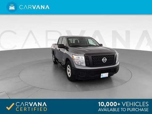 2017 Nissan Titan Crew Cab S Pickup 4D 5 1/2 ft pickup Gray - FINANCE for sale in Louisville, KY