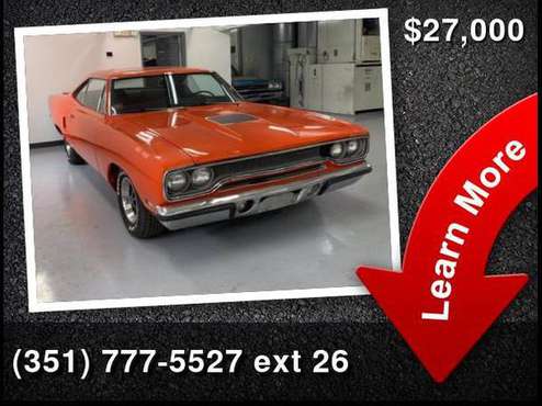 1970 Plymouth Road Runner - cars & trucks - by dealer - vehicle... for sale in Auburn, MA