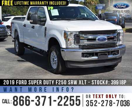 *** 2019 Ford Super Duty F250 SRW XLT *** Cruise - SiriusXM - 4x4 for sale in Alachua, FL