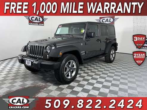 2018 Jeep Wrangler JK Unlimited 4WD Sport S Many Used Cars! Trucks! for sale in Airway Heights, WA