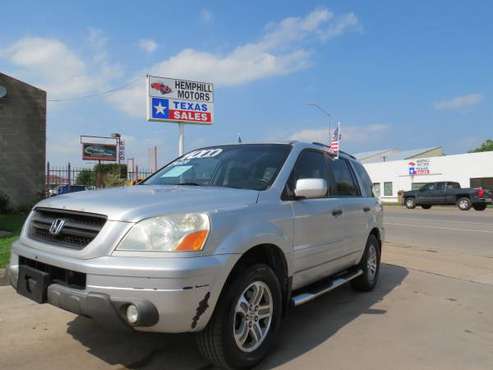 2005 HONDA PILOT EX 4x4 - BiG SALE! Leather 3rd row seating suv for sale in Fort Worth, TX