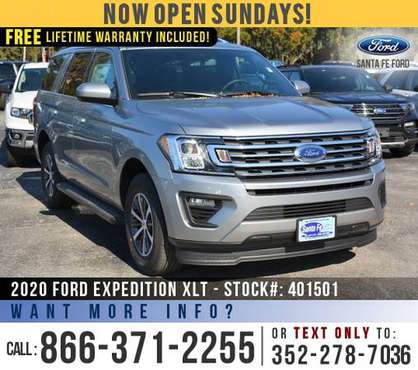 2020 FORD EXPEDITION XLT SAVE Over 8, 000 off MSRP! - cars & for sale in Alachua, GA