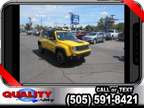 2017 Jeep Renegade Trailhawk - cars & trucks - by dealer - vehicle... for sale in Albuquerque, NM