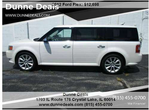 2012 Ford Flex Limited 4dr Crossover - Low Miles - We Finance - cars... for sale in Crystal Lake, IL