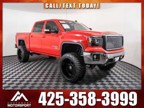 Lifted 2014 *GMC Sierra* 1500 SLE 4x4 - cars & trucks - by dealer -... for sale in Everett, WA