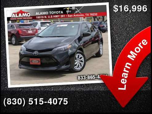 2019 Toyota Corolla LE - cars & trucks - by dealer - vehicle... for sale in San Antonio, TX