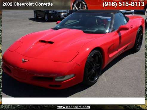 2002 Chevrolet Corvette Convertible for sale in Sacramento , CA
