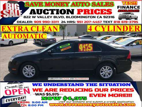 2010 FORD FUSION>4 CYLDS> AUTOMATIC>CALL 24HR - cars & trucks - by... for sale in BLOOMINGTON, CA