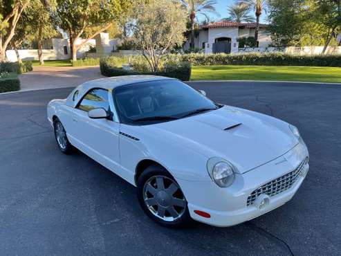 2002 Ford Thunderbird with Hardtop, Only 29k Miles! - cars & trucks... for sale in Scottsdale, AZ