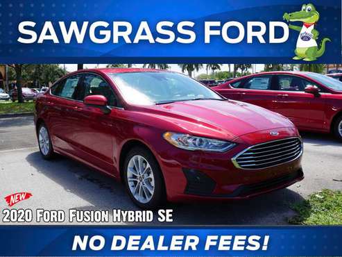 NEW! 2020 Ford Fusion Hybrid SE - Stock # 83338 Financing available... for sale in Sunrise, FL