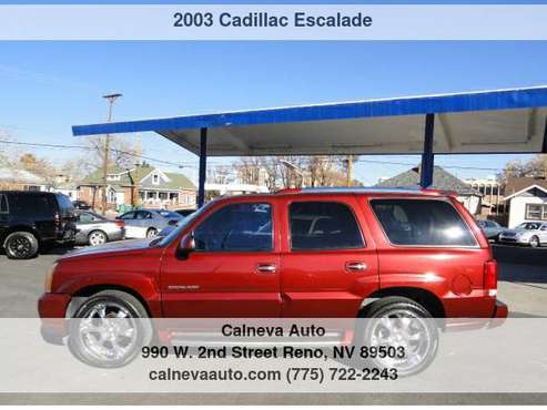 2003 Cadillac Escalade 4dr AWD - cars & trucks - by dealer - vehicle... for sale in Reno, NV