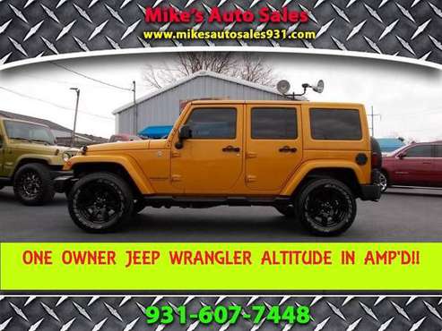 2014 Jeep Wrangler Unlimited Altitude - - by for sale in Shelbyville, TN