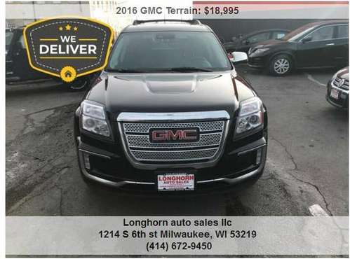 2016 GMC TERRAIN - - by dealer - vehicle automotive sale for sale in milwaukee, WI