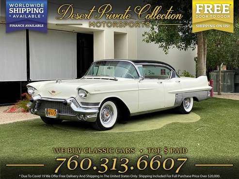 1957 Cadillac Fleetwood Restored Sedan with 52, 349 original miles for sale in Palm Desert, NY