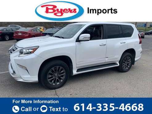 2018 Lexus GX 460 Luxury suv White - cars & trucks - by dealer -... for sale in Columbus, OH