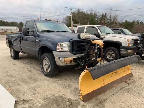 2006 Ford F-250 4x4 106k GAS WITH FISHER PLOW - cars & trucks - by... for sale in White River Junction, VT