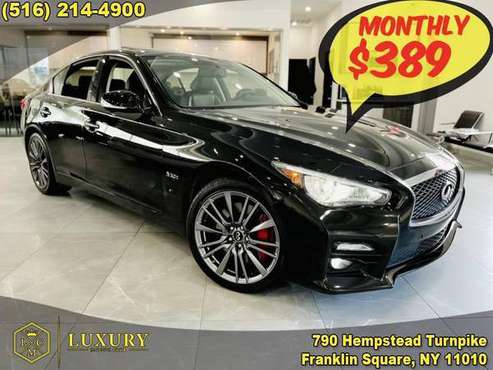 2017 INFINITI Q50 Red Sport 400 AWD 389 / MO - cars & trucks - by... for sale in Franklin Square, NJ