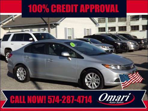 2012 HONDA CIVIC SDN 4DR AUTO EX - cars & trucks - by dealer -... for sale in South Bend, IN