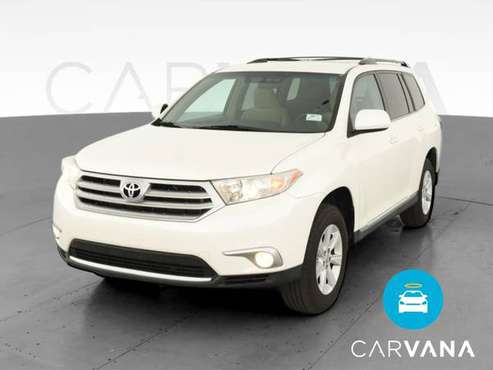 2013 Toyota Highlander Plus Sport Utility 4D suv White - FINANCE -... for sale in Fresh Meadows, NY