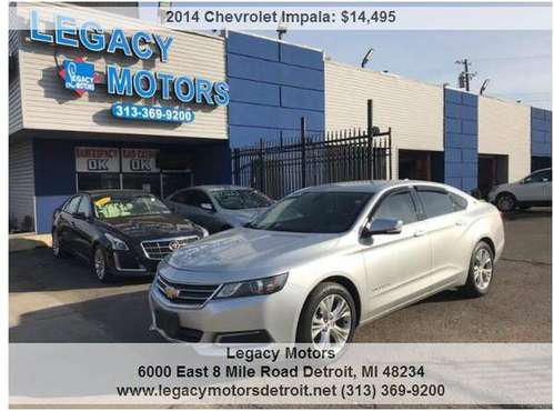 2014 Chevrolet Impala LT - cars & trucks - by dealer - vehicle... for sale in Detroit, MI