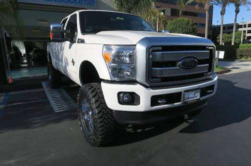 2016 Ford F250 4x4 Diesel Platinum Lift Rims New Tires for sale in Costa Mesa, CA