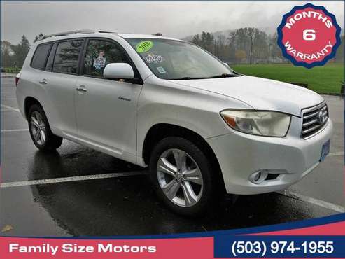 2008 Toyota Highlander AWD All Wheel Drive Limited SUV - cars & for sale in Gladstone, OR