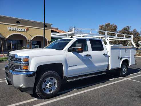 2015 Chevy Silverado Utility Truck Crew Cab - Excellent Condition for sale in Santa Maria, CA