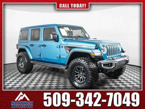 Lifted 2020 Jeep Wrangler Unlimited Sahara 4x4 for sale in Spokane Valley, WA