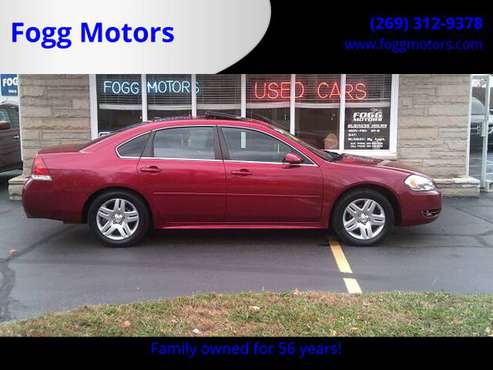 **2014 CHEVY IMPALA** LIMITED - cars & trucks - by dealer - vehicle... for sale in Battle Creek, MI