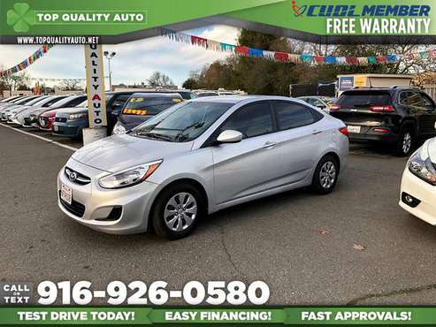 2017 Hyundai Accent SE Sedan for only $9,995 - cars & trucks - by... for sale in Rancho Cordova, CA