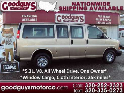 2013 Chevrolet Express Cargo Van AWD 1500 135 - cars & trucks - by... for sale in waite park, WI