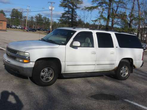 2003 Chevrolet Suburban Utility White 251K 4WD - cars & trucks - by... for sale in Concord, NH