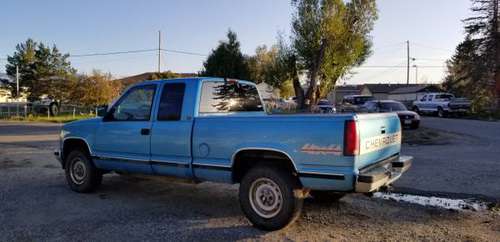 94 Chevy Silverado 3/4 Ton for sale in East Helena, MT