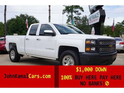 2015 Chevy Silverado 1500 Double Cab Work Truck❗️❗️ In House Finance for sale in Houston, TX