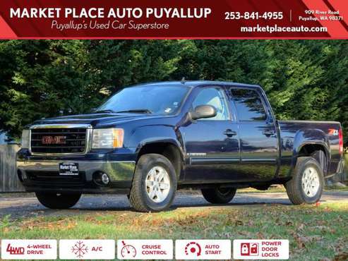 2008 GMC SIERRA 1500 4x4 4WD Truck SLE CREW CAB - cars & trucks - by... for sale in PUYALLUP, WA