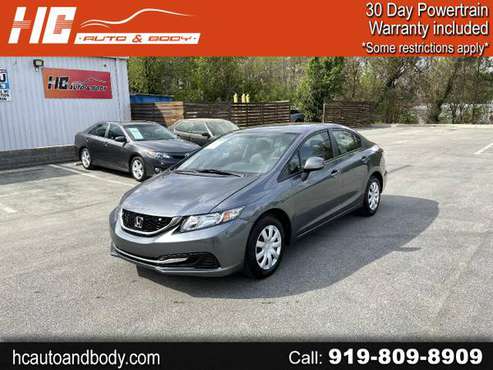 2013 Honda Civic Sdn 4dr Auto LX - - by dealer for sale in Raleigh, NC