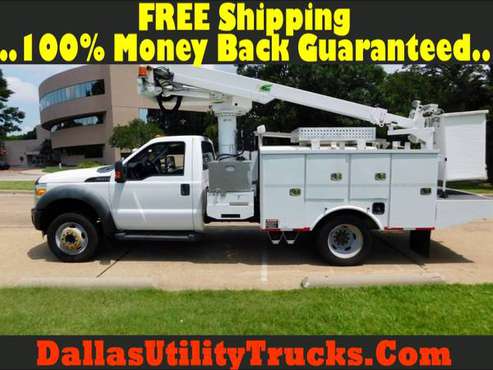 2012 Ford F-550 1-Owner Altec 235- 40' WH Boom V10 Gas - FREE SHIPPING for sale in irving, TX