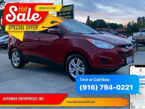 2012 Hyundai Tucson GLS 4dr SUV - Your job is your credit! for sale in Roseville, CA