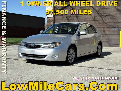 low miles AWD 2008 Subaru Impreza hatchback 37k - cars & trucks - by... for sale in Willowbrook, IL
