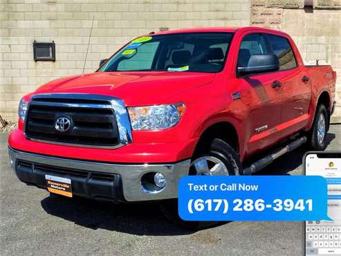 2013 Toyota Tundra Grade 4x4 4dr CrewMax Cab Pickup SB (5 7L V8) for sale in Somerville, MA