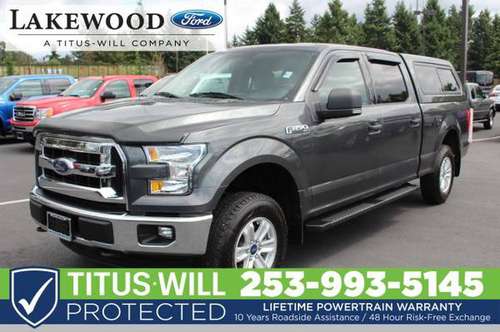 ✅✅ 2015 Ford F-150 4WD SuperCrew 157 XLT Crew Cab Pickup for sale in Lakewood, WA