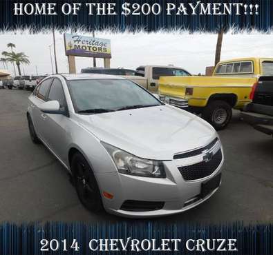 2014 Chevrolet Cruze WILL GO FAST!!! COME IN TODAY!!! - cars &... for sale in Casa Grande, AZ